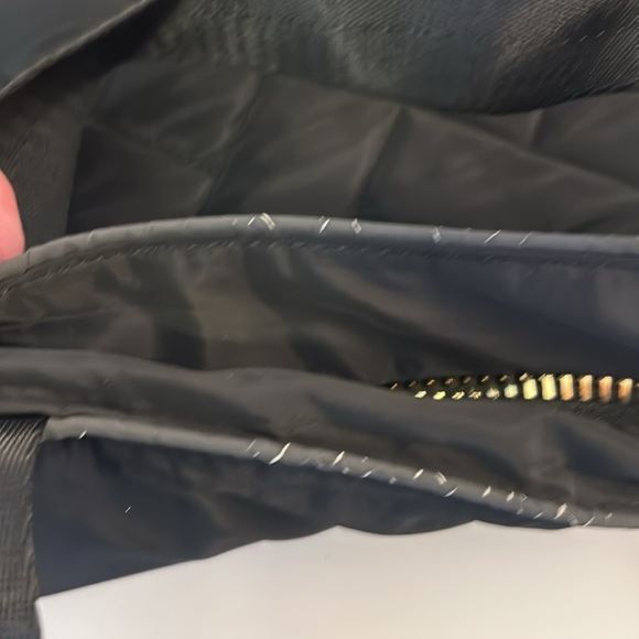 Athleta Black Mesh Quilted Casual Tote Bag - Picture 7 of 10